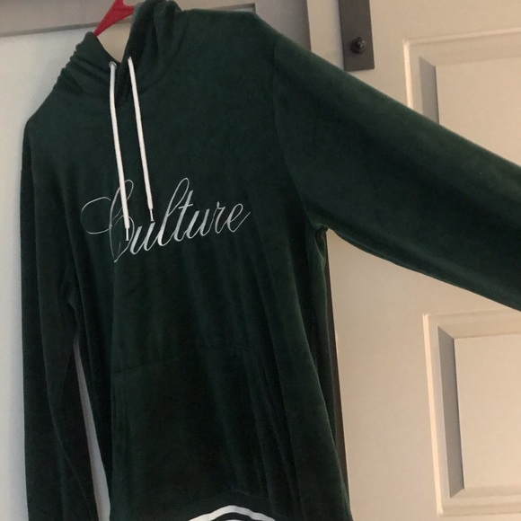 COPY - Culture Velour Hoodie - Picture 3 of 7